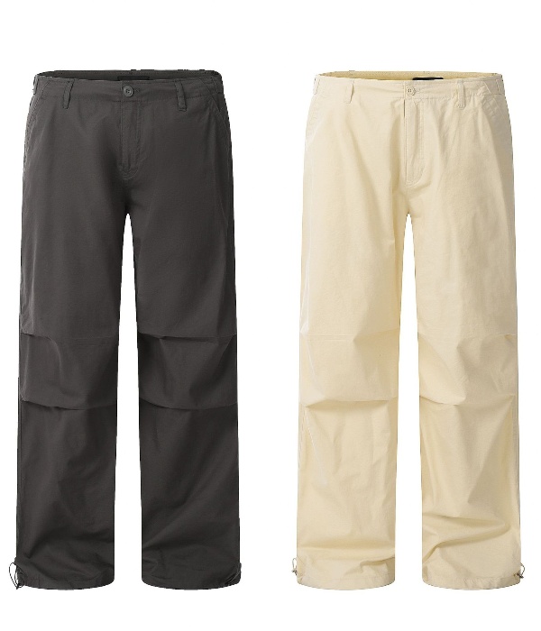 American retro vibe workwear pants trendy brand straight leg high waisted loose fitting women's casual pants    笔记